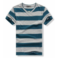 Cheap Stripes cuello redondo Sleevs corto suelta hombre camiseta